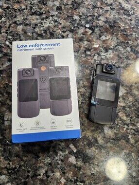 Black Dash Cam / Body Cam with Rotating Lens